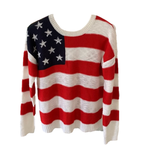 American Flag Stars & Stripes Sweater